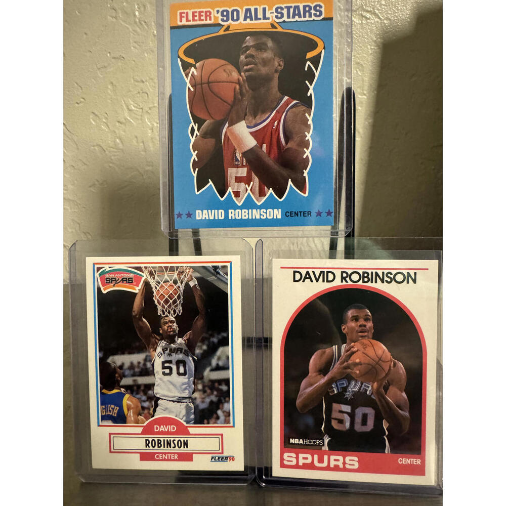David Robinson 1990  - 3 Cards